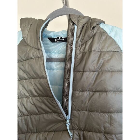 Strafe Aero Recon lightweight Insulated pullover Hoodie Womens Jacket Gray Small - Picture 6 of 7